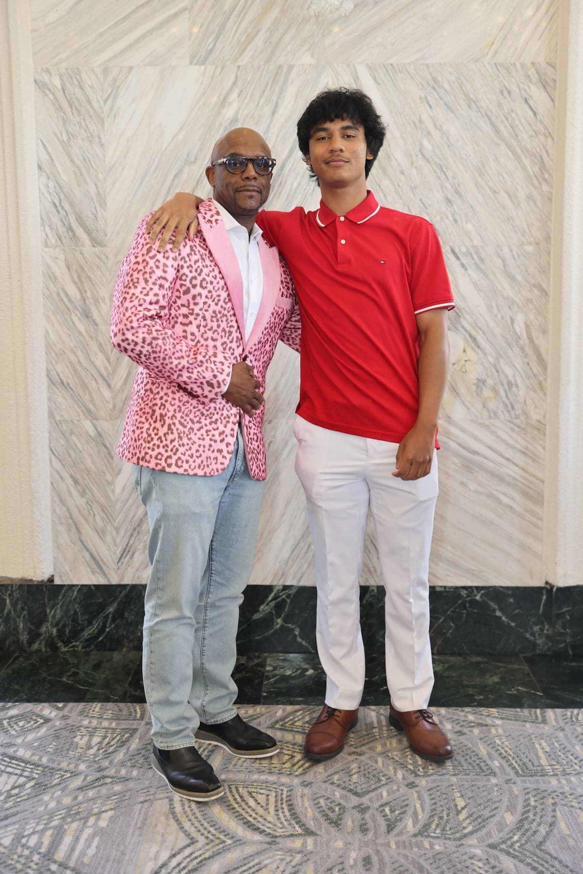 Ajani with his dad